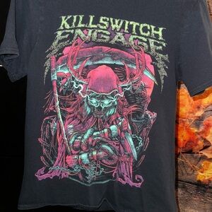 Gildan Black Graphic Killswitch Engage Band T-Shirt